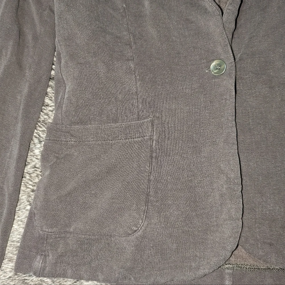 Majestic Filatures One Button Cardigan Blazer Grey Women's Medium